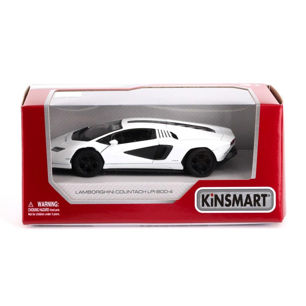 

KinSmart Lamborghini Countach LPI 800-4 Diecast Model, White, 1pc
