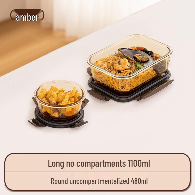 Multicompartment Microwaveable Lunch Box Set