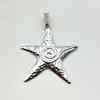 Antique Silver Starfish and Five-Pointed Star Pendant Charms for DIY Necklace Jewelry