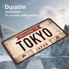 [Vintage License Plate] Rustic 12x6 Inch Vintage Tokyo Japan License Plate Wall Decor | Aluminum Sign, 2D Flat Design, Perfect