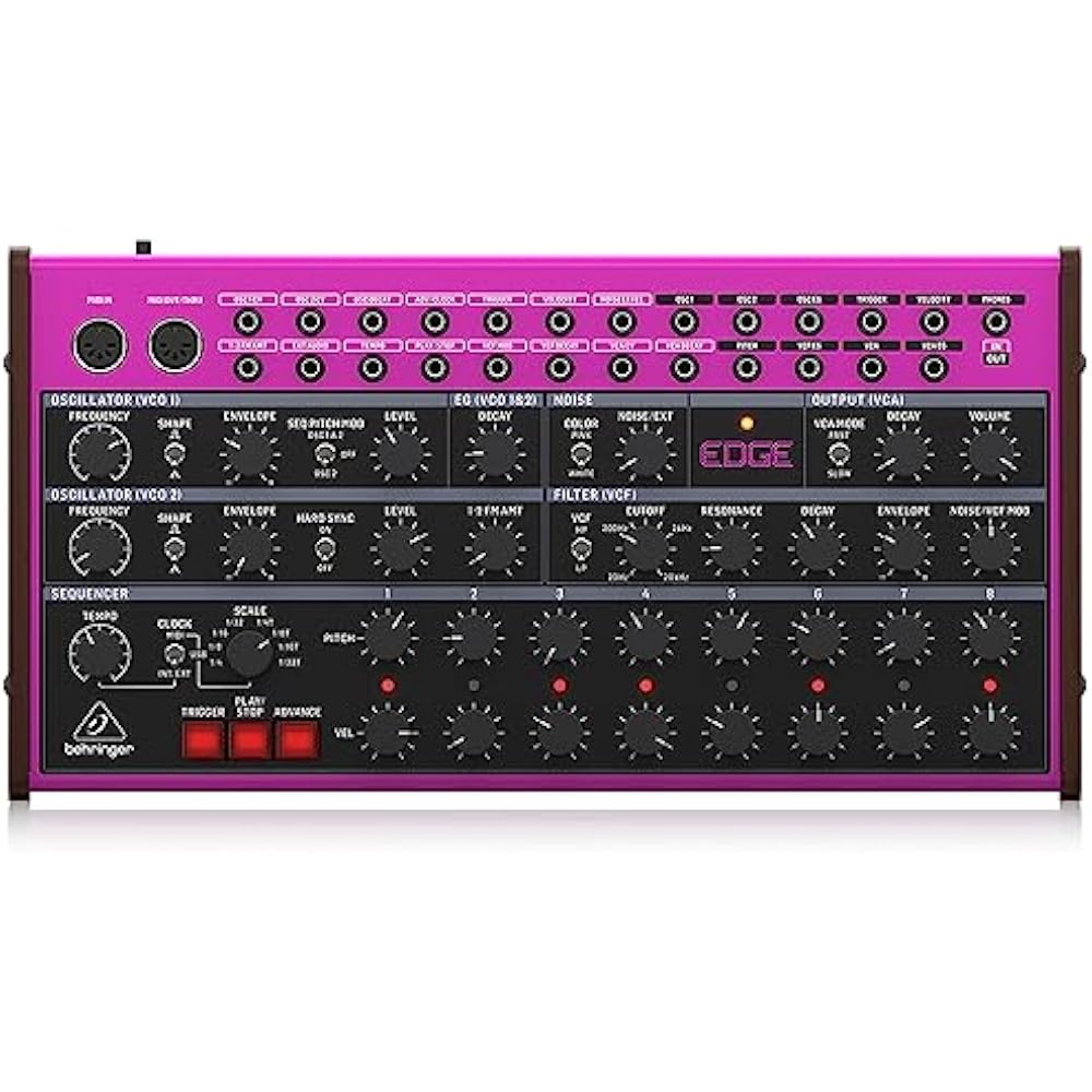 Behringer Behringer Analog Semi-Modular Percussion Synthesizer with Built-In Sequencer MIDI/USB M...