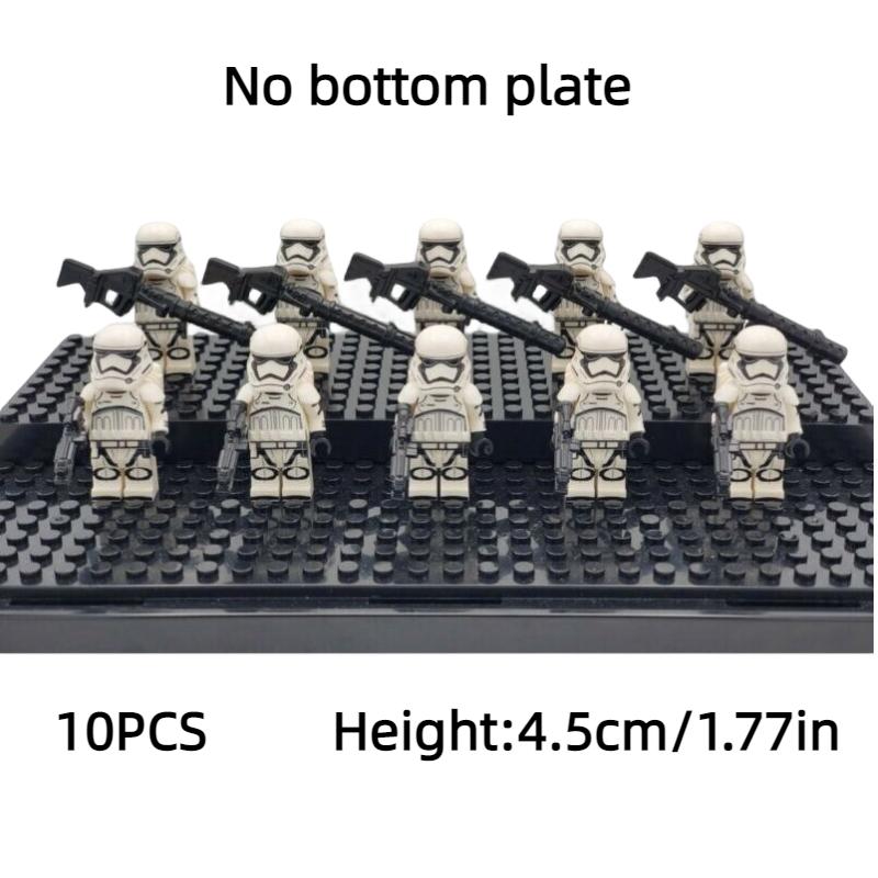 

10 шт. Звездные Войны Штурмовики Минифигурки Клоны Солдаты Игрушка Декор Стола Подарок Ребенок