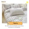 4 in 1 Full Garterize Bedding Set Fitted Bed Sheet Comforter Cover Pillowcase Single Double Queen HomeDecor