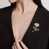 Little Prince Rose Brooch, High-End Women'S Exquisite Imitation Shell Brooch, Niche Design Sense, Pin, Suit And Accessories