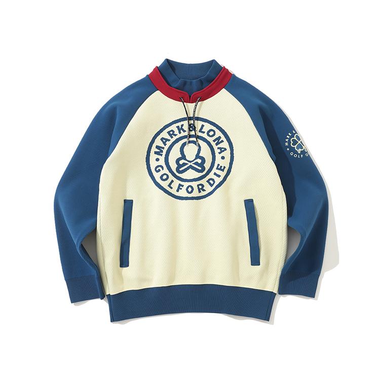 Makeuaenlona M Gn Big Circle Logo Point Knit Hoodie Lr3Ib04M
