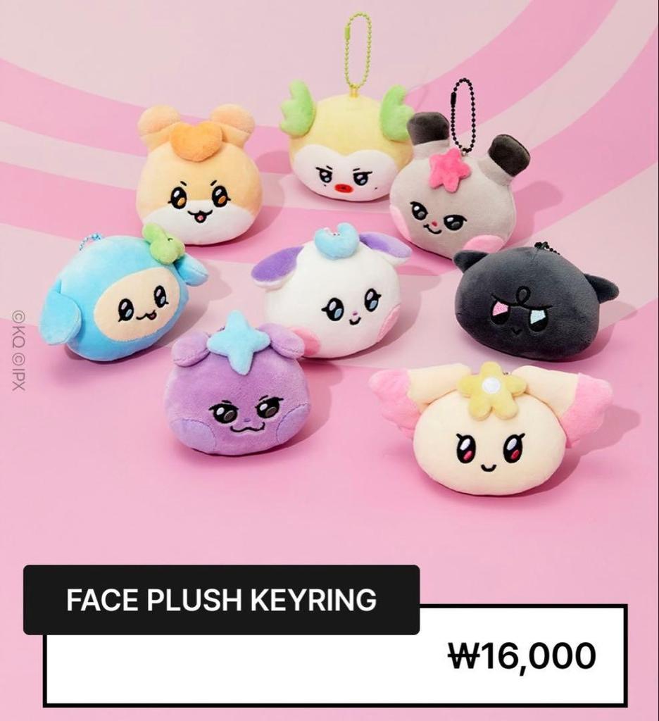[USED] ATEEZ Pop-Up MD Face Plush Keyring Mingi