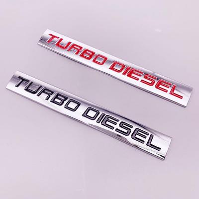 Automobilio lipdukas „Turbo Diesel“ emblemos ženklelio lipdukai su galinės priekinės pusės stiliumi