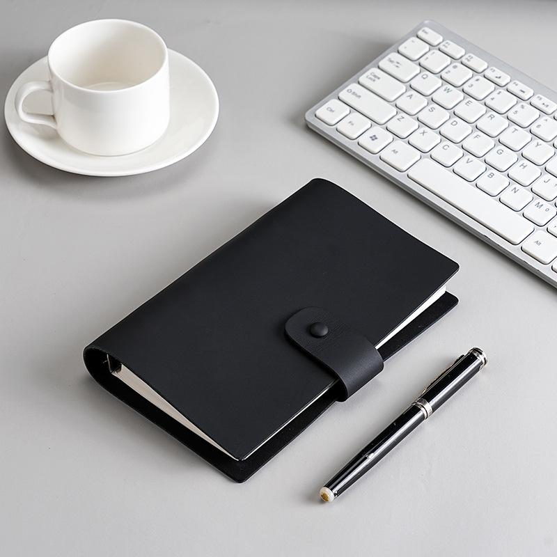 Cowhide Protective A5/A6 Loose-Leaf Notebook Diary Planner