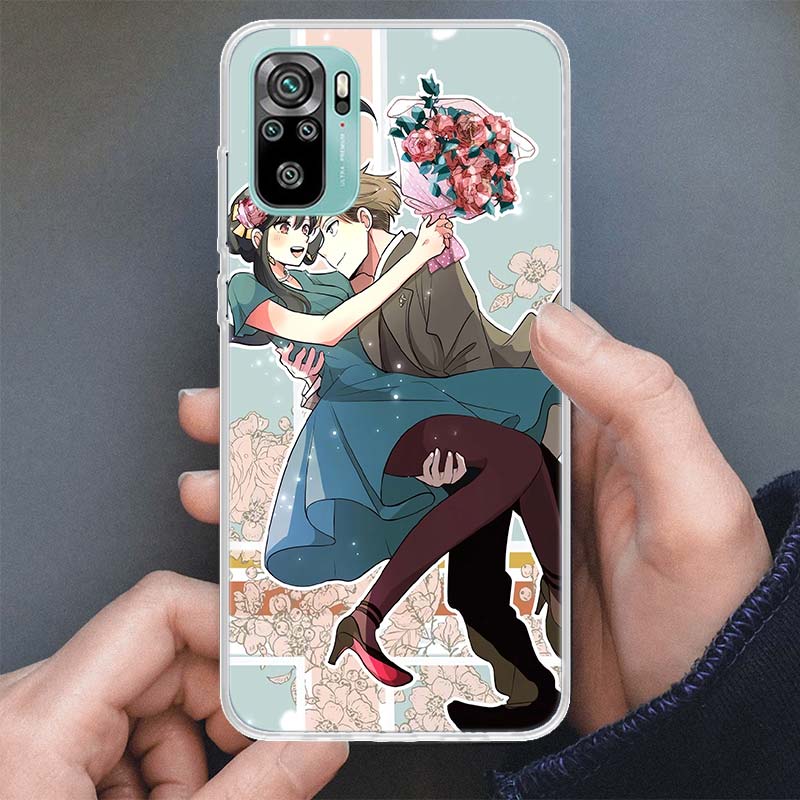 Spy×Family Anime Phone Case For Xiaomi Redmi 9 9A 9C 9T 10 10A 10C 8 8A 7 7A 6 6A S2 K20 K40 Pro Soft Cover Silicone Shell