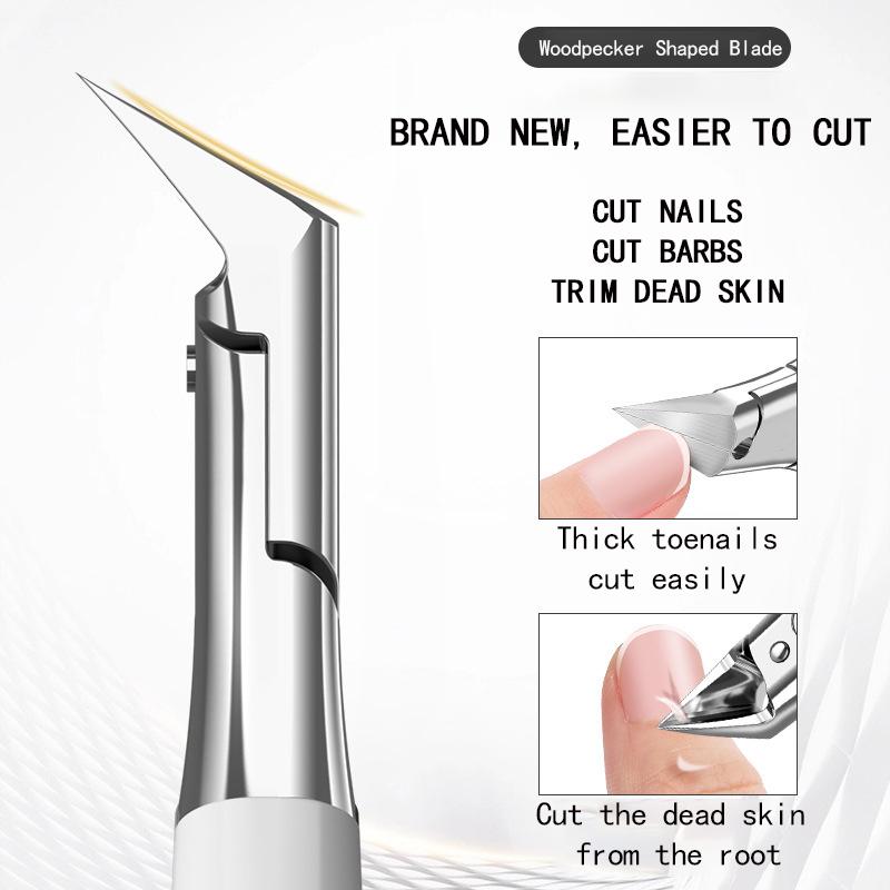 1 piece Nail Clippers, Correction Thick Nails Ingrown Paronychia Trimmer, Edge Cutter, Manicure Scissor Pedicure Tool