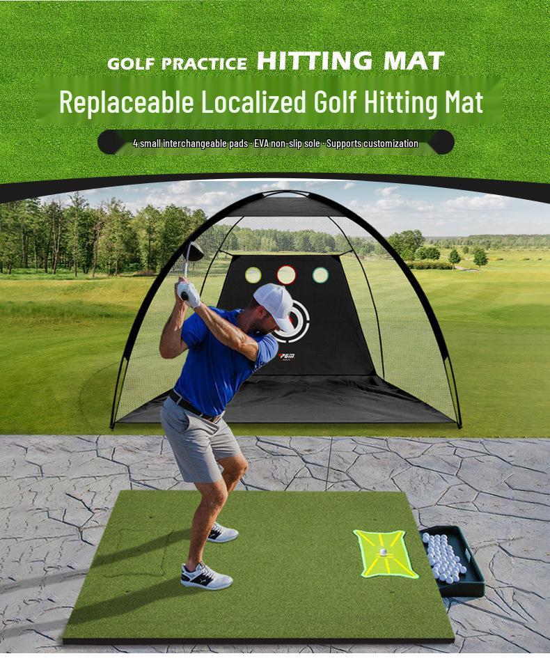 Versatile Golf Practice Mat for Indoor and Outdoor Swing Training