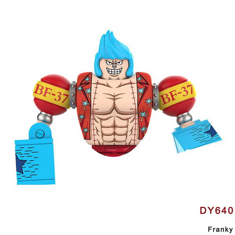 Siste versjon Byggeklosser Japan Anime Klosser Dukker Mini Action Leketøysfigurer Monteringsklosser Barnegaver