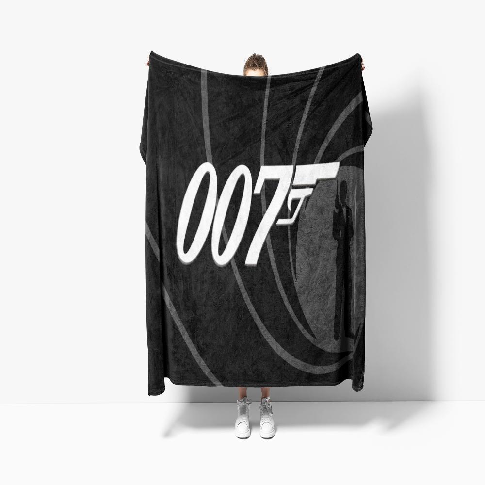 

The globally popular spy thriller movies Flannel Blanket Soft Warm Sofa Bed Camping Office Travel Cozy Home Throw Blankets Bed 75x90cm