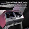 Carbon Fiber Style Car Rear Air Conditioning Outlet Vent Trim Frame car Interior Accessories For BMW 5 Series i5 G60 2024 2025
