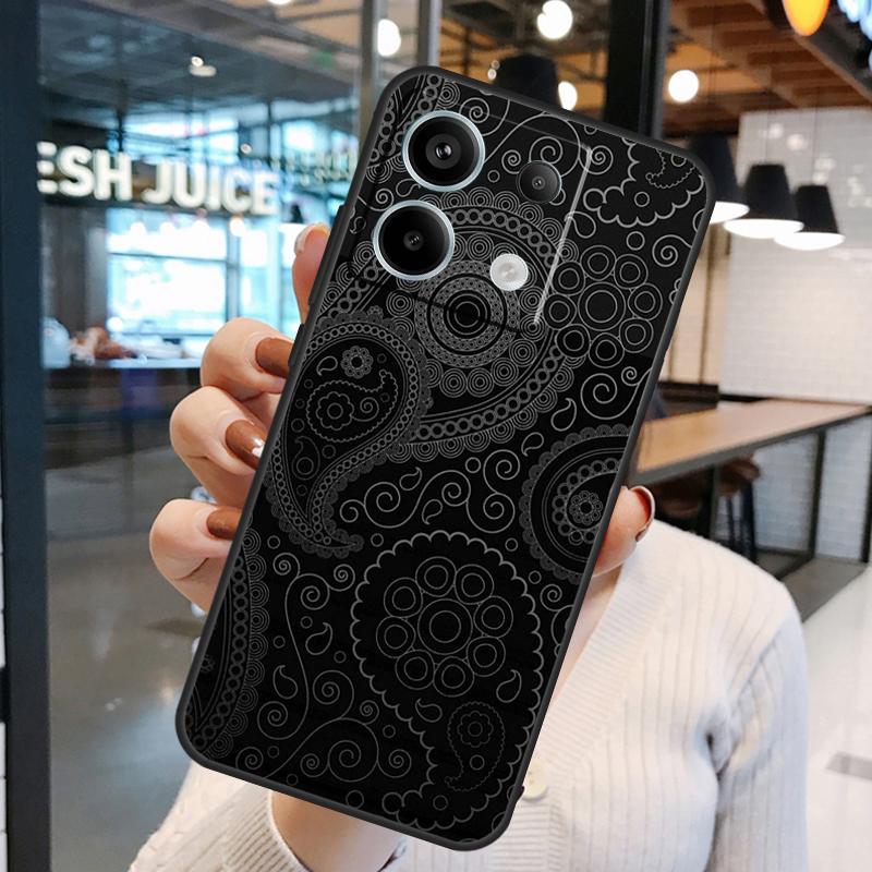 Bandana Seamless Pattern Case For Xiaomi Redmi Note 11 9 10 12 13 14 15 Pro Plus Redmi 15 15C 10C 12C 13C 14C Cover