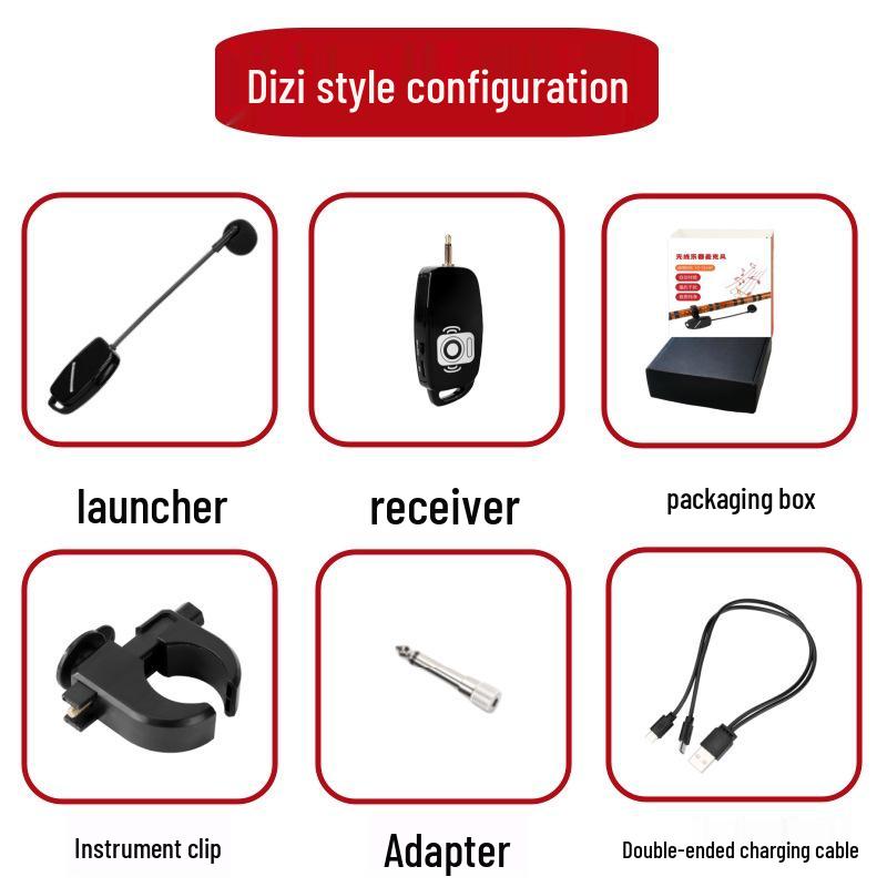 Wireless Microphone for Saxophone and Erhu: Outdoor Pro Stage Performance