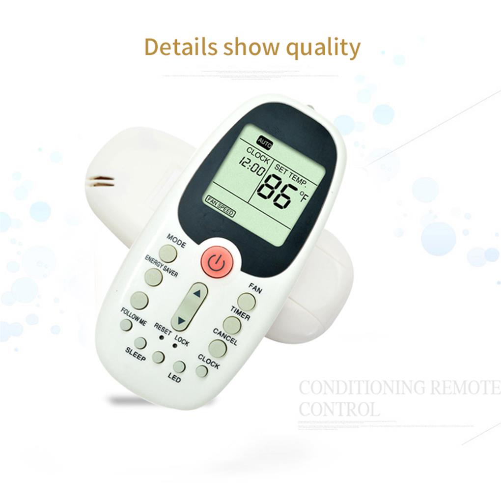 Malý ovladač klimatizace s obrazovkou, citlivý ovladač pro domácí kancelář, náhradní sada pro R06 BG RO6 BGCE