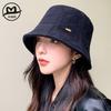Small Letters On the Face, Small Label Fisherman's Hat, Children's Spring and Autumn Travel Versatile, Small Foldable Bucket Hat On the Face