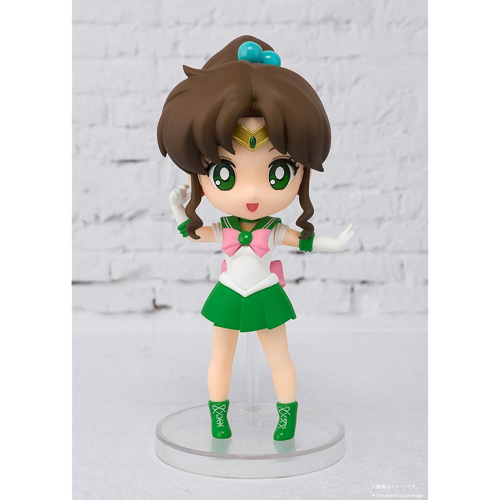 TAMASHII NATIONS Figuarts Mini Sailor Moon Sailor Jupiter 90mm PVC ABS Painted Action Figure