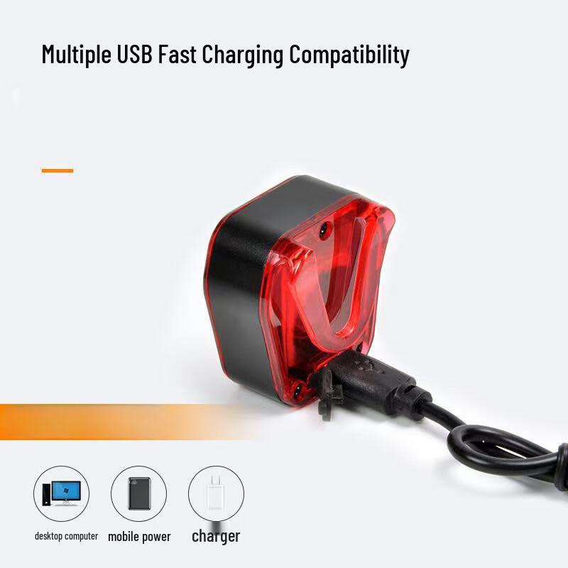 Lishi USB Rechargeable Bicycle Safety Taillight