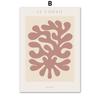Abstract Geometric Lines Coral Girl Waves French Posters And Prints Wall Art Canvas Painting For Living Room Decorative Pictures