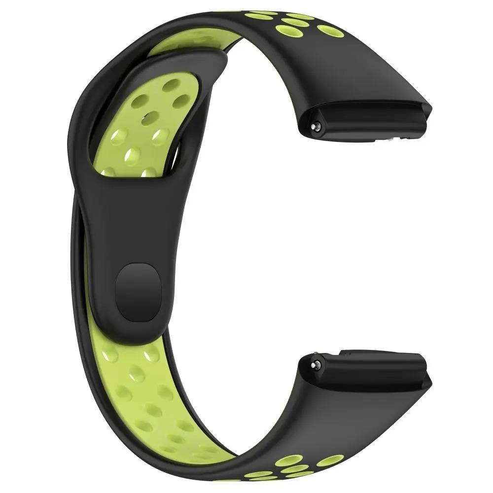Correa de silicona para Redmi Watch 3 Lite/Active Correa de repuesto para reloj inteligente transpirable de dos colores para Redmi Watch3 Lite/Active Band