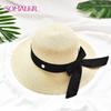 Sombreros de paja de verano para mujer, sombreros de protección solar para la playa, sombrero para el sol informal plegable
