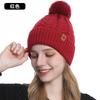 Knitted hat, women's winter warmth, riding ear protection, wool knitted hat, scarf, gloves three-piece set