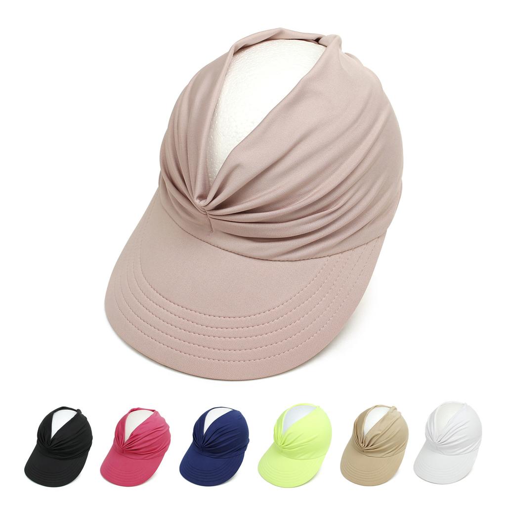 Summer Womens Mens Sun Hat Candy Color Empty Top Soft Breathable Sunscreen Hat Sun Hat Fishing Hat Travel Outdoor Sports Sun Hat