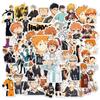 Comic 52pcspack Haikyuu Sticker Luggage Laptop Guitar Waterproof Bike Decals