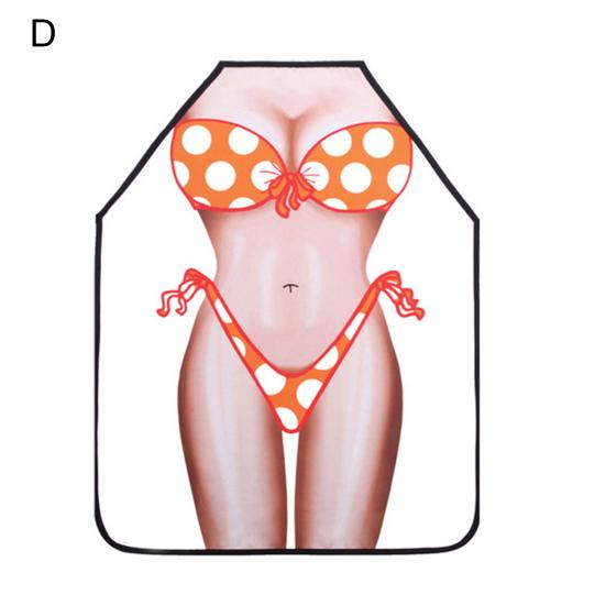 Funny Sexy Apron Kitchen Digital Printed Cooking Barbecue Dinner BBQ Uniform