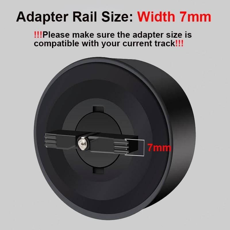 Waterproof Movable Power Track Socket Home Appliances Wall Mounted Socket Universal USB Fast Charging Adapter