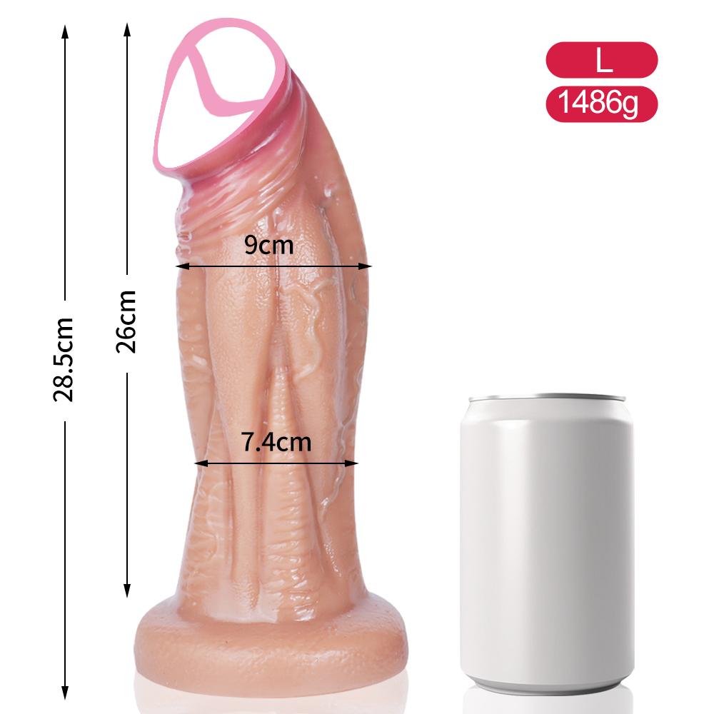 Huge Thick Realistic Dildo Big Penis Double Penetration Anal Plug Vagina Masturbator Fake Dick Dildos Adult Sex Toys for Women