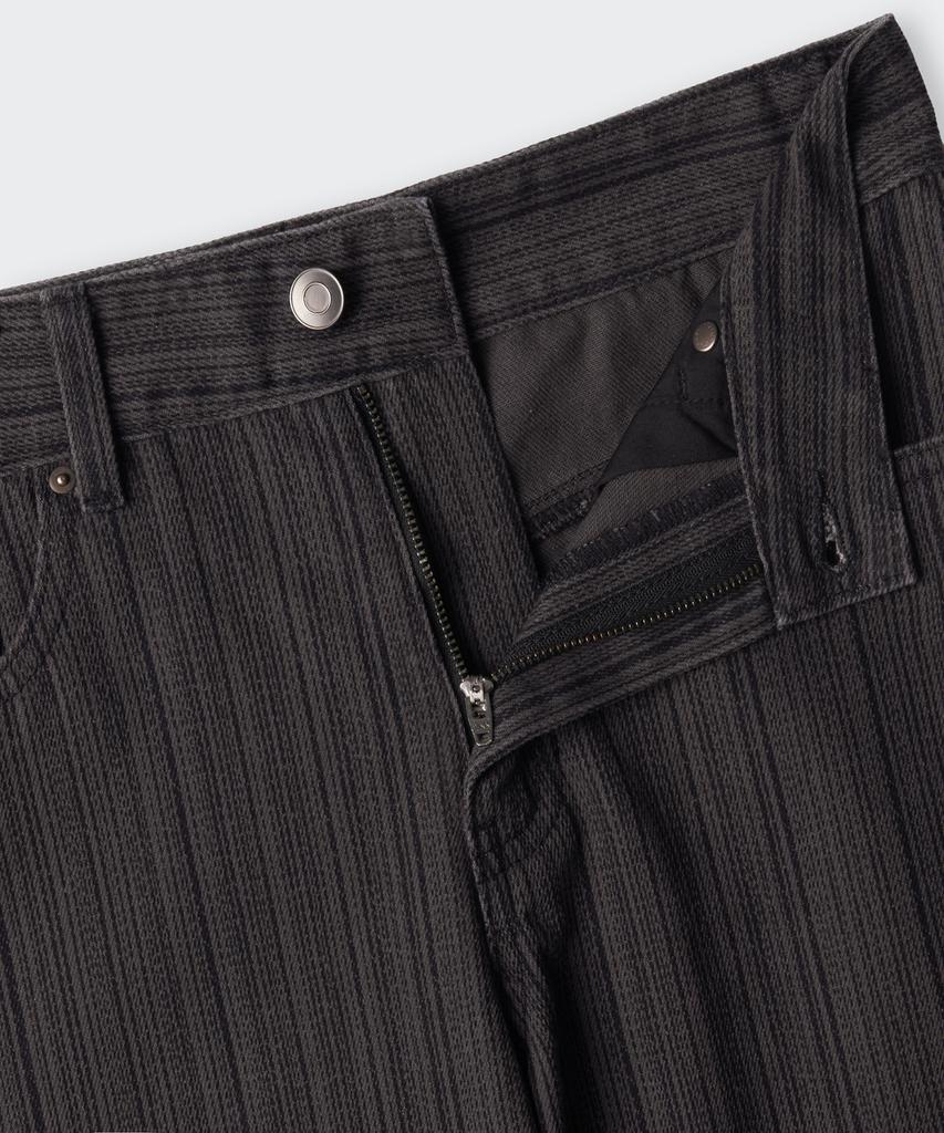 MUSINSA STANDARD WOMAN Women'S Vertical Stripe Wide Pants [Dark Gray]
