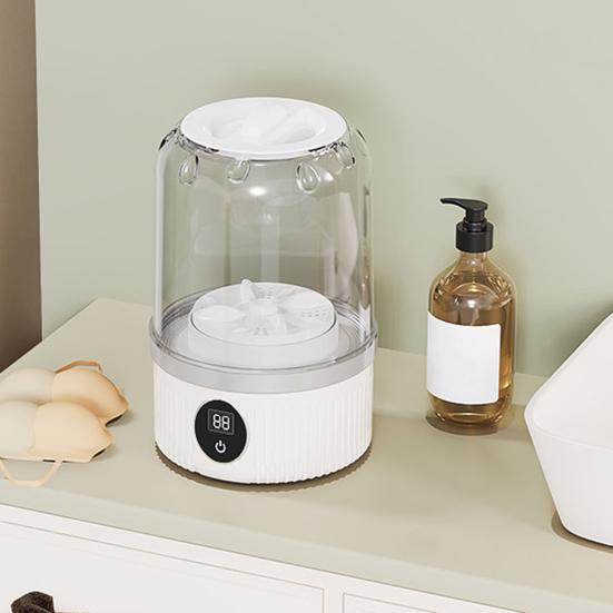 Underwear Washing Machine Portable Rechargeable Mini Washer Fast Wash Timed Cycles Ultrasonic Tech Travel-friendly Washing Machine