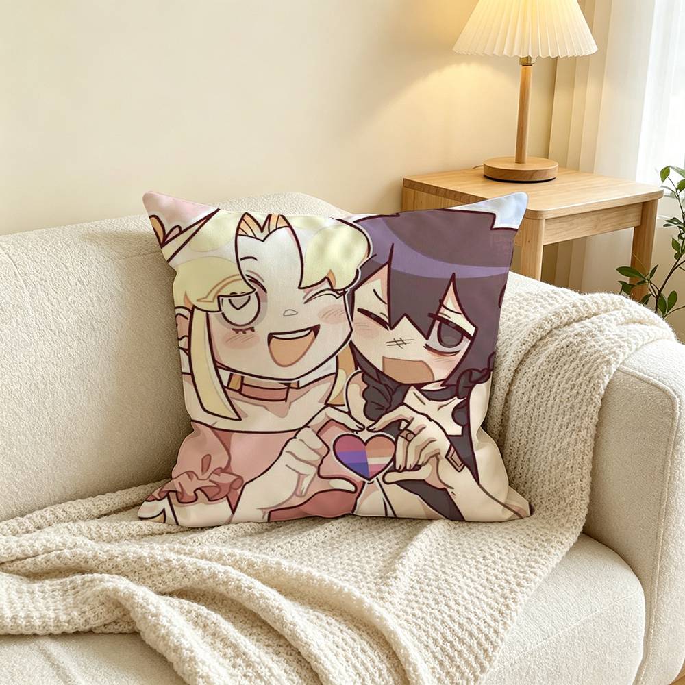 Manhwa I Love A-Amy-S  Pillow Case Square Double-Sided Sofa Cushion Cover Bedroom Bedside Pillow