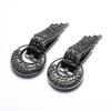 1 Pcs Clear Alloy Fur Duck Mouth Buckles Rhinestone Metal Buttons For DIY Sewing Clothing Handwork