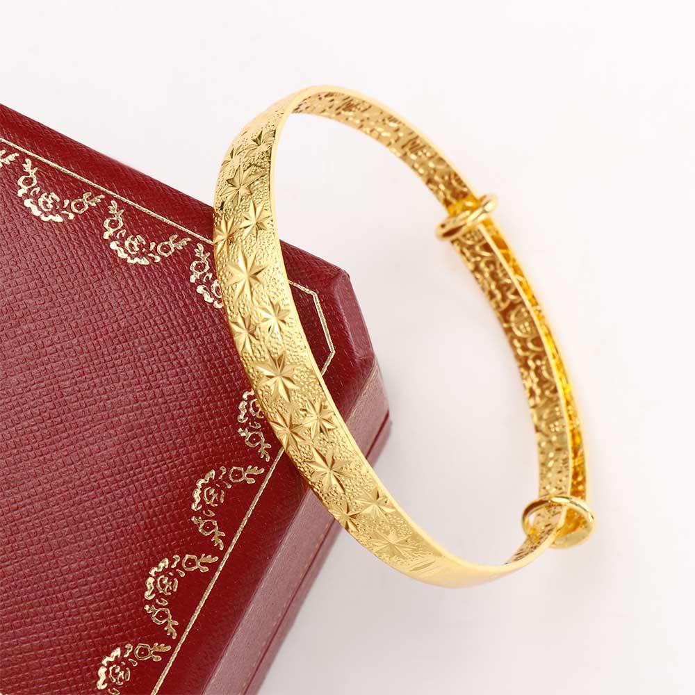 Gift Wedding Bride Decor Women Bracelets Dubai Bangle Bracelet Adjustable Bangle Cuff Bracelet