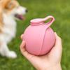 304 Stainless Steel Pet Water Bottle Portable Round Outdoor Drinking Cup with Hanging Strap Leak Proof Design for Travel and Hiking