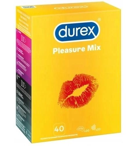 Durex Elite Variety Pack Condoms - 40 Count for Premium Comfort and Enhanced Pleasure