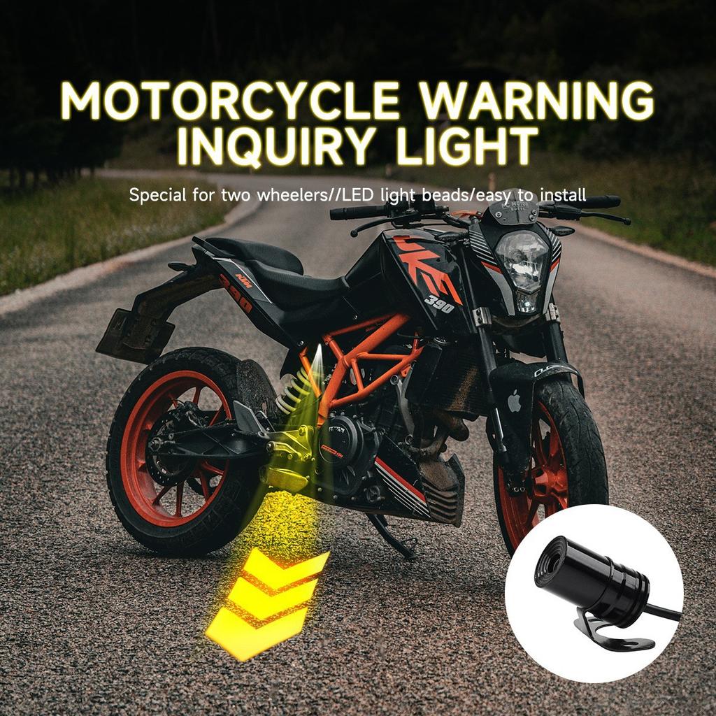 2PCS Motorcycle Turn Signal LED Projection Light Electric Car Street Modification Welcome Decoration Anti-collision Laser Light