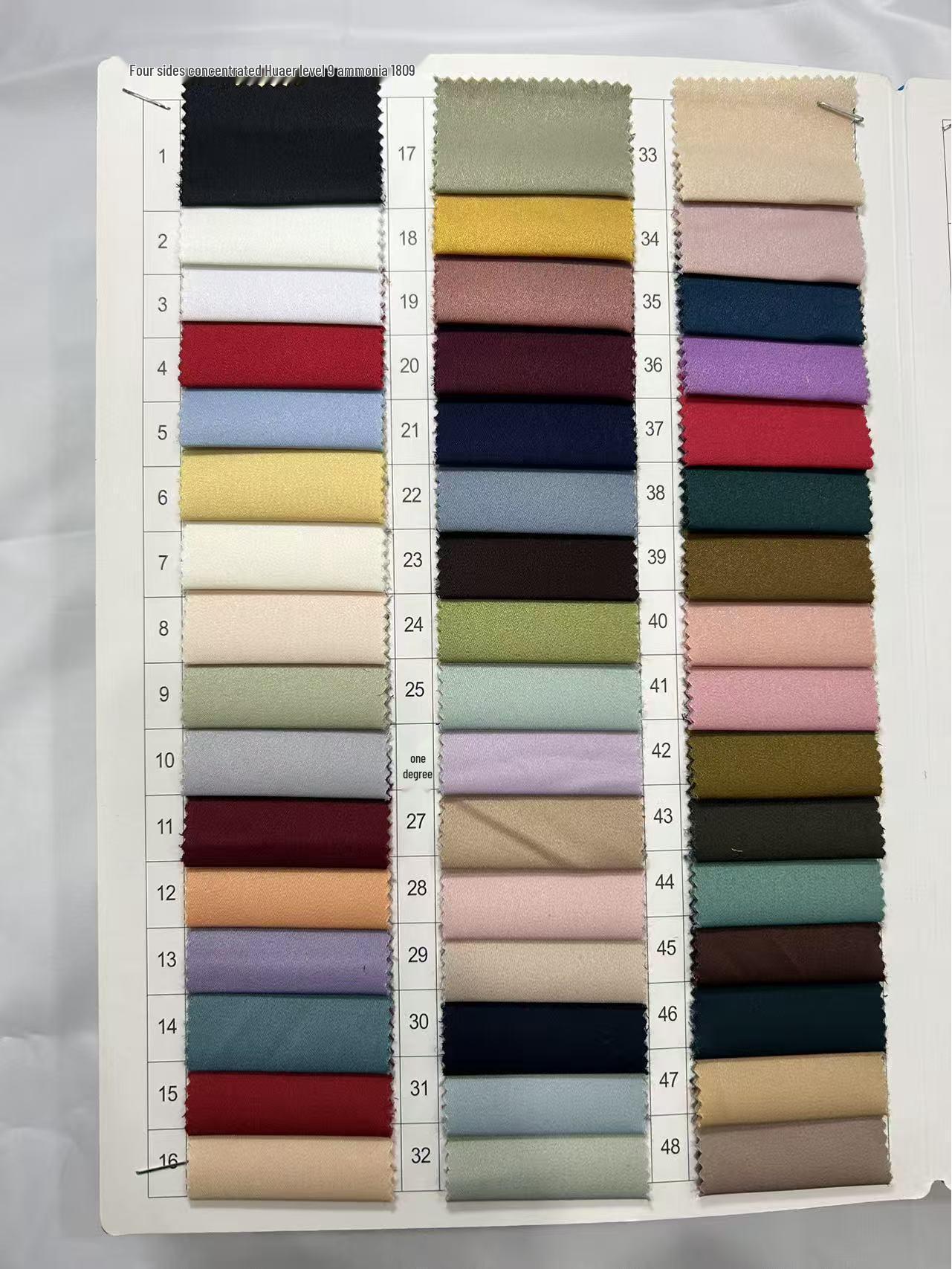 Hua Er Cationic Stretch Imitation Acetate Satin Matte Fabric for Shirt Dress Hanfu