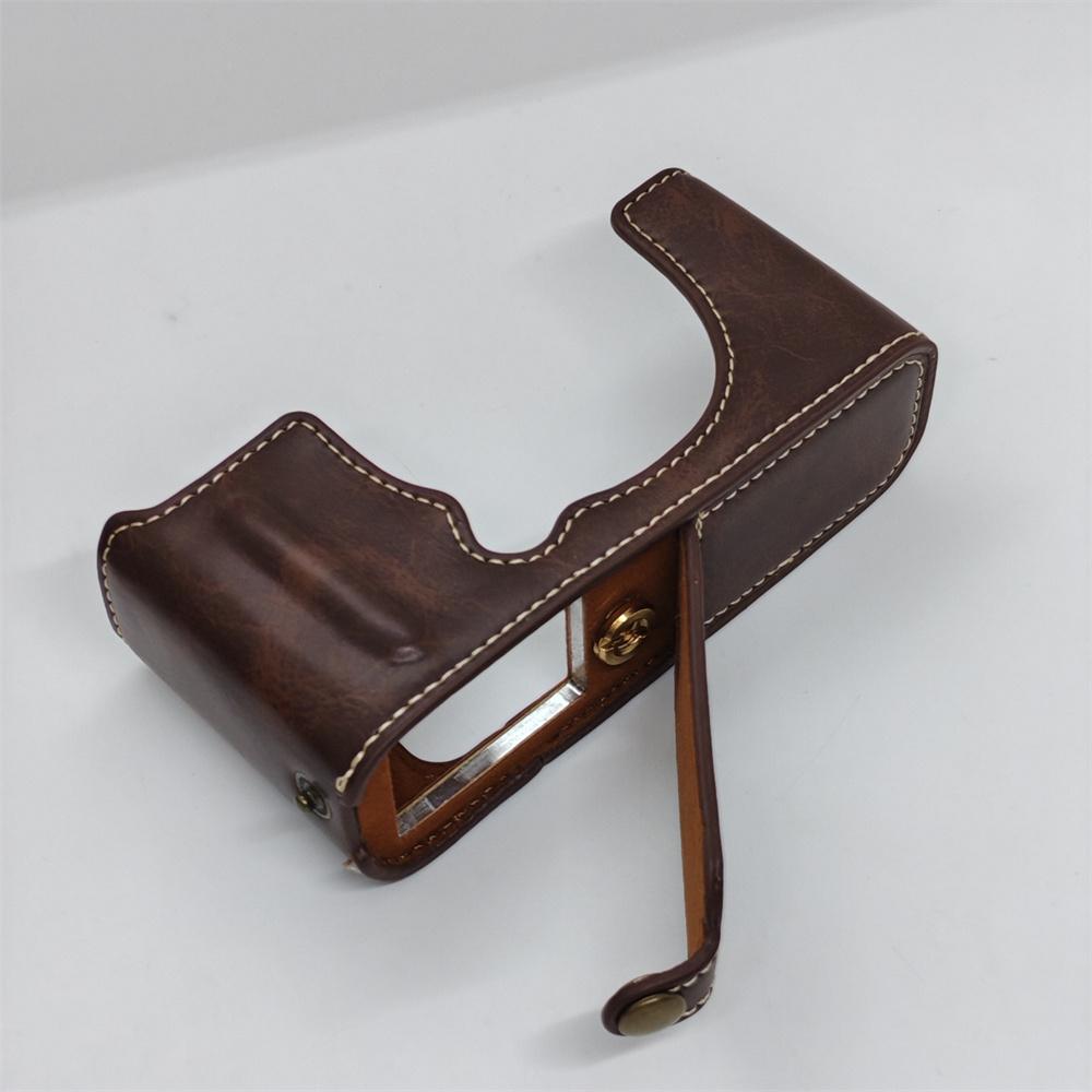 PU Leather Camera Half Case for Fujifilm XE4 Fuji X-E4 Bottom Battery Opening Cover