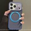 Electric pattern carbon brazing is suitable for Apple 11promax mobile phone case 111 rotating round magnetic suction bracket iPhone11.