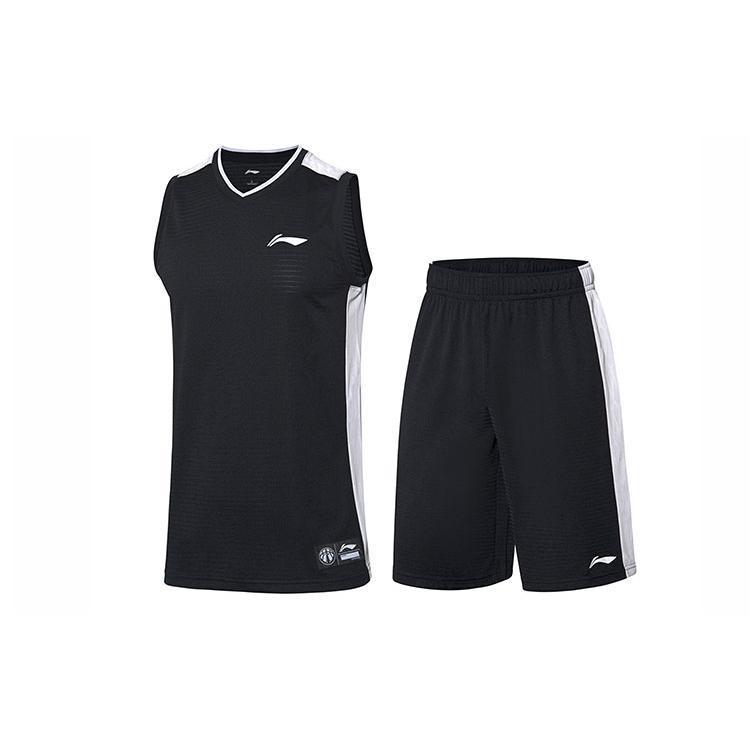 Li Ning Casual Sportswear Men's Black V neck Moderate AATP067-2