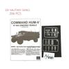 1/35 Vojenský nákladní automobil Hummer US Army Jeep HUM-V Komando Obrněný transportér vojska Montážní model Hračka