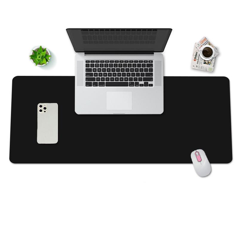 

1 Pcs Large Size 60*30cm Leather Mouse Pad Oversized Computer Keyboard Antislip Desk Pad Waterproof Non-slip Two-sided Desk Pad