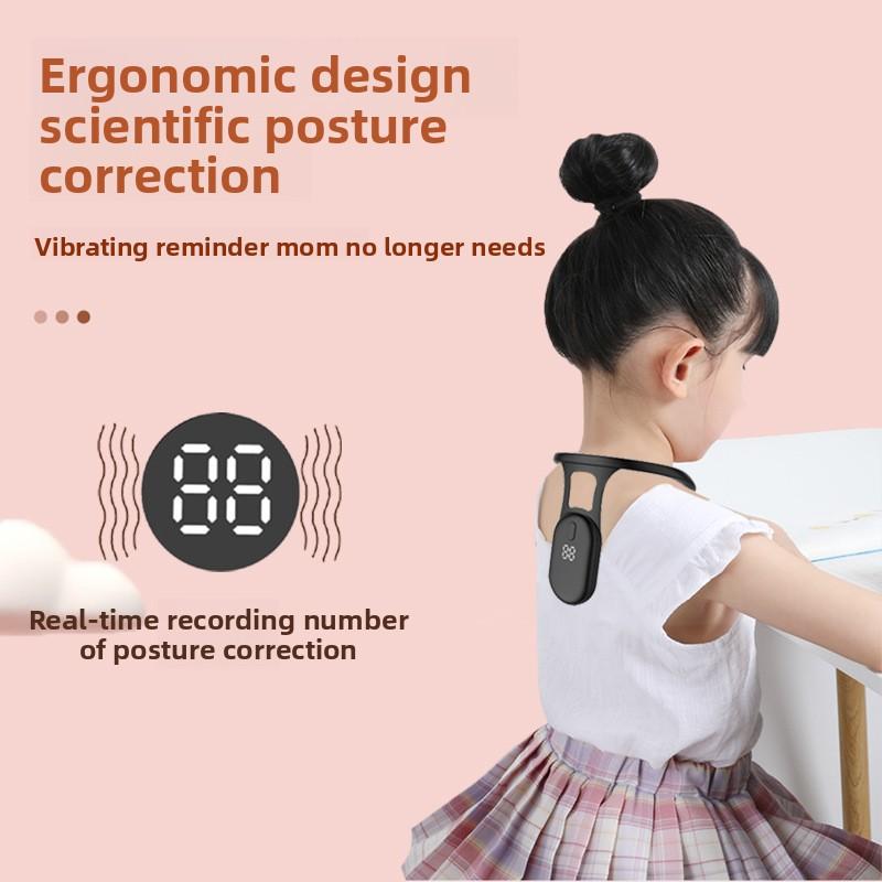 Student Anti-puckelrygg Korrigering Sittställning Barnkorrigering med Vuxen Hållningsrätare Student Intelligent Justerare