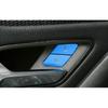 Blue Aluminum Car Inner Door lock button Sticker - For Benz GLE GLS Trim