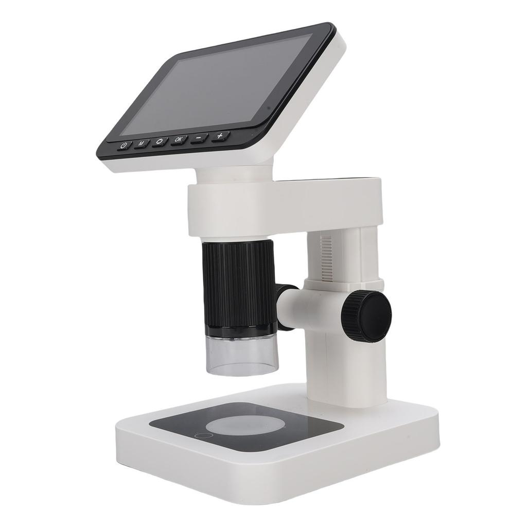 Electronic Microscope with 8 LED Lights 12MP 4.5 Inch Screen 5 32X Magnification Digital Magnifying Glass